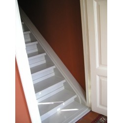 Allbäck Linoliemaling Tågegrå