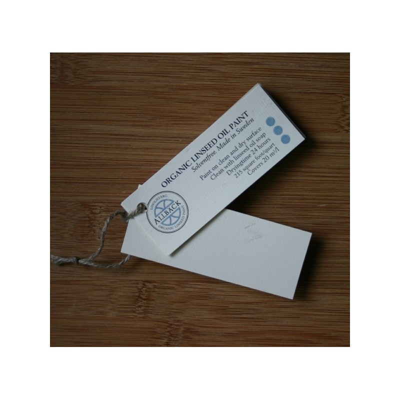 Allbäck Linoliemaling Mandelhvid