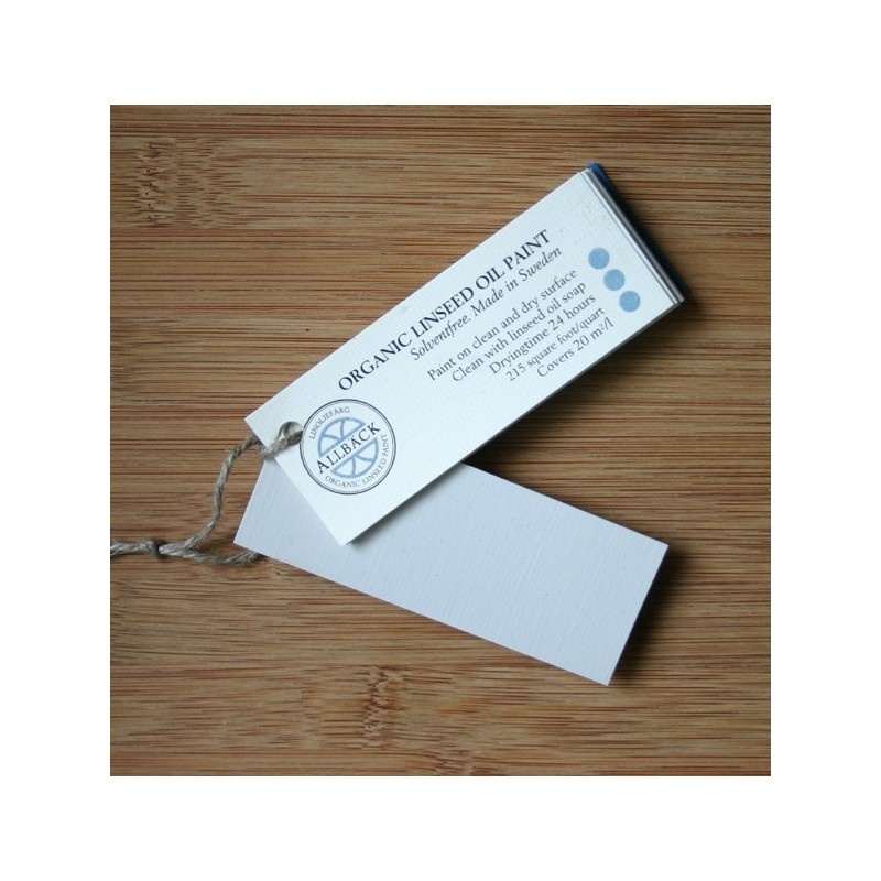 Allbäck Linoliemaling Sølvgrå