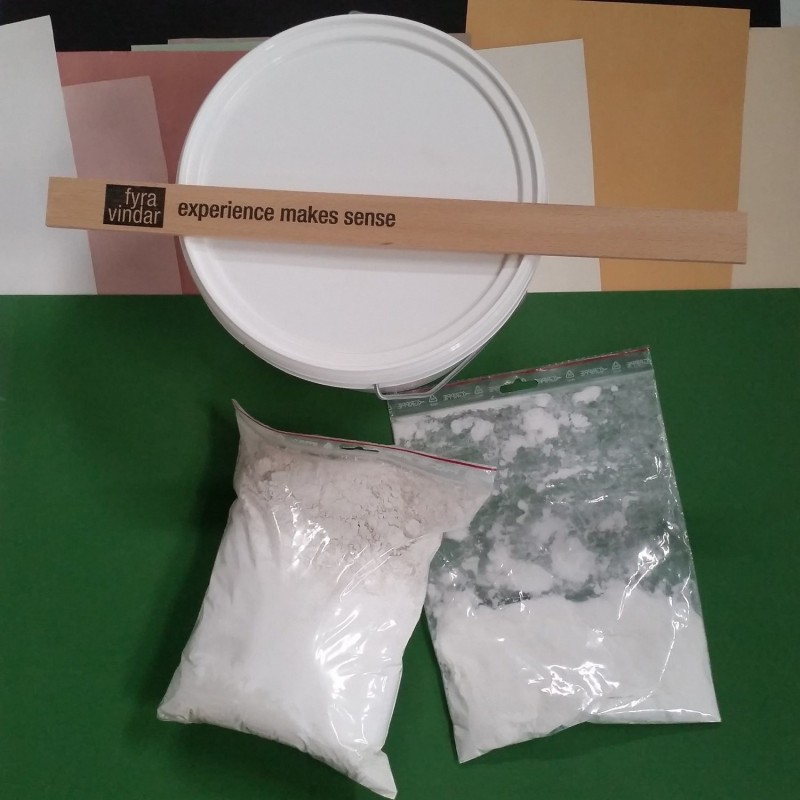 Limfarve Bland selv m. spand o. rørpind