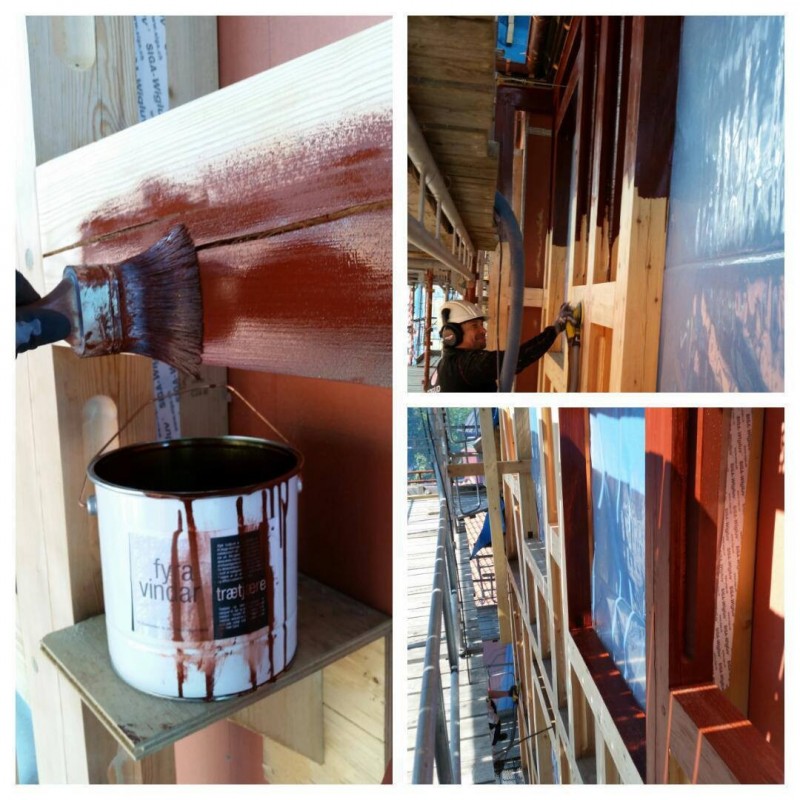 Trætjæremaling Rød